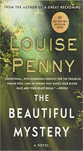 Book cover of Louise Penny's 'The Beautiful Mystery' novel