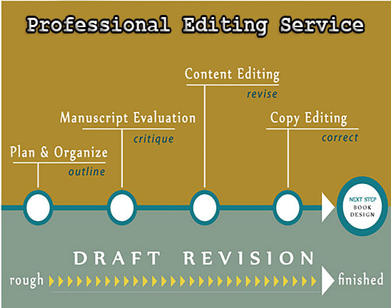 E-Books Online Professional Editing Image showing service functions